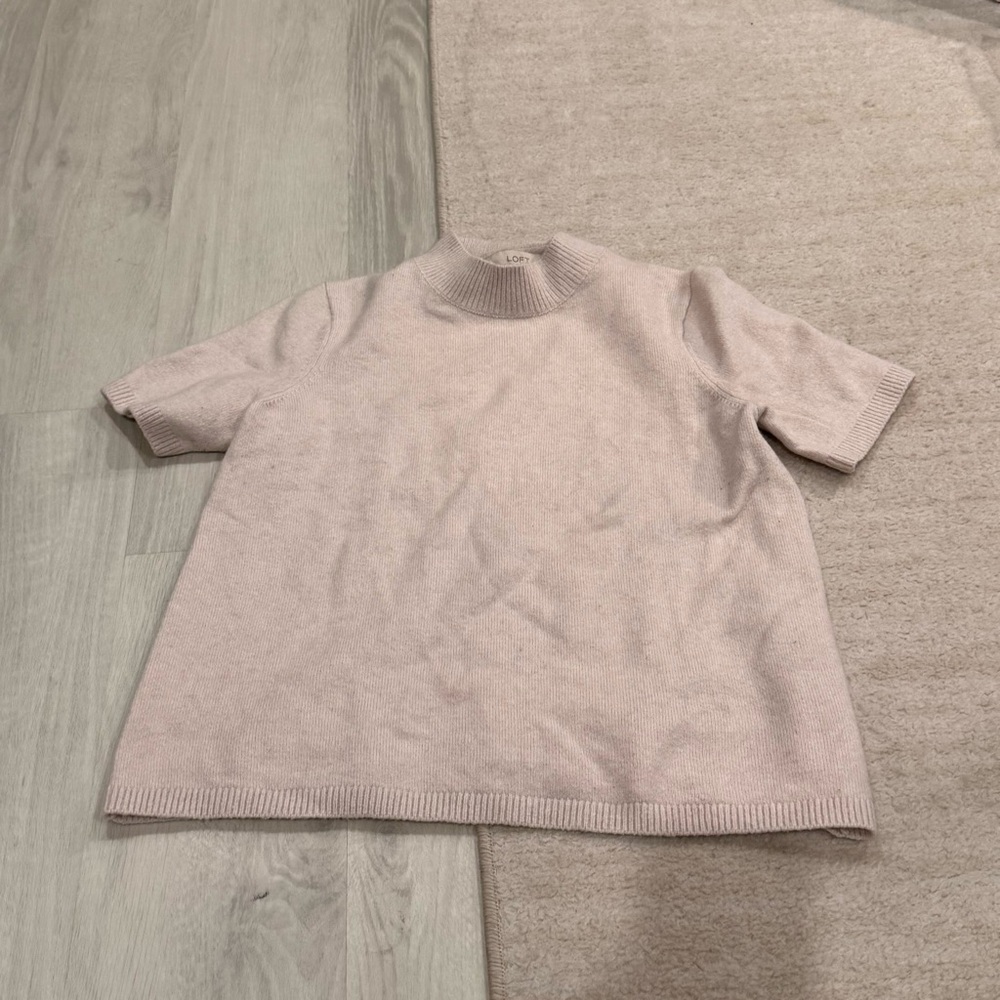 Loft Mockneck Short Sleeve‎ Sweater